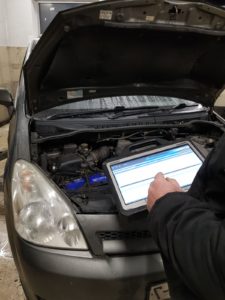 Компьютерная диагностика турбины на автомобиле